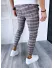 Pantaloni barbati casual regular fit in carouri B1553 Z4-2