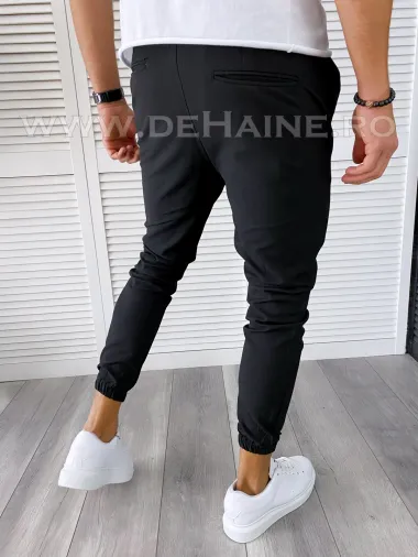 Pantaloni barbati negri smart casual B2497 P20-3.2