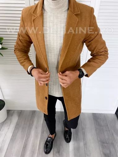Palton barbati camel B6791 P20-2.3
