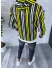 Hanorac barbati slim fit galben cu imprimeu K351 O6-5.1