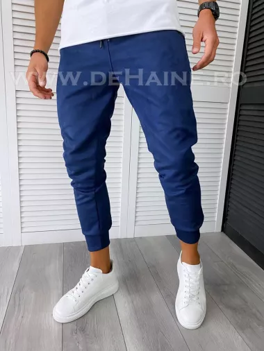 Pantaloni de trening slim fit bleumarin B6236 P19-1.1