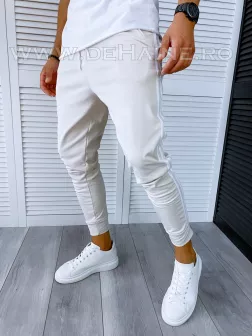 Pantaloni de trening conici bej B6121 113-5