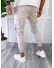 Pantaloni barbati bej casual CU MIC DEFECT B6050 O3-4.1