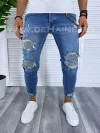 Blugi barbati conici albastri B6016 D4-5.1