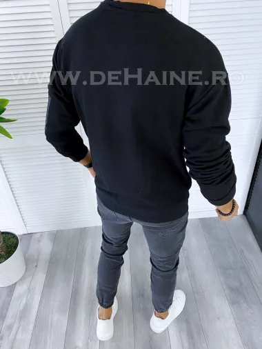Bluza barbati neagra slim fit K404 V13