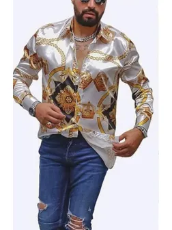 Camasa barbati slim fit pentru evenimente,95%Satin, B5906 