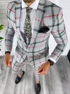 Costum barbati slim fit (PANTALONI + VESTA) 5363 D3-3.4