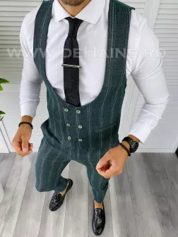 Compleu barbati  Vesta + Pantaloni  verde B5517  32-2
