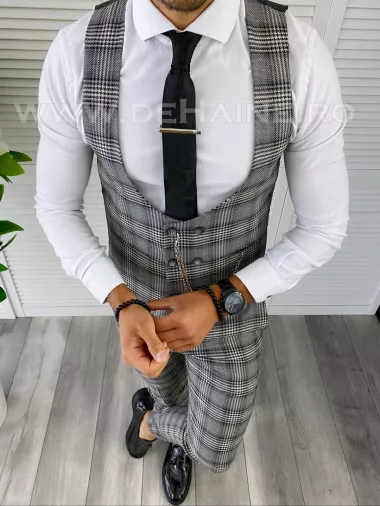 Compleu barbati Vesta + Pantaloni B5544 20-3 Compleu barbati Vesta + Pantaloni B5544 20-3