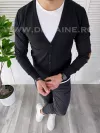 Bluza barbati neagra slim fit A6270 3-3.1