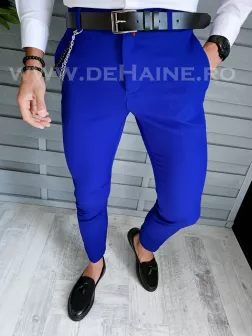 Pantaloni barbati eleganti albastri B1544 B13-1 E 5-3