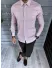 Camasa barbati eleganta roz cu imprimeu A5635 W19-5.3