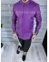 Camasa barbati mov slim fit B1336 O4-4.3