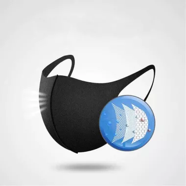  Set 6 masti de protectie reutilizabile negre