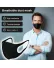  Set 6 masti de protectie reutilizabile negre