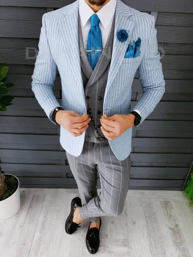 Sacou barbati slim fit B5711 P19-5.3