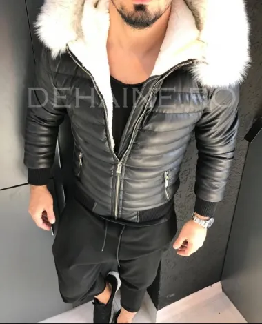 Geaca barbati groasa de iarna FARA BLANA ZRA8250 D0-4