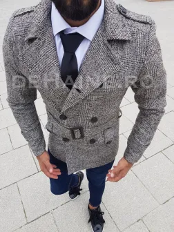 Palton barbati toamna slim fit A6514 P19-4.3 Palton barbati toamna slim fit A6514 P19-4.3