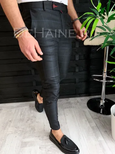 Pantaloni barbati eleganti carouri ZR 9879 F6-5.3