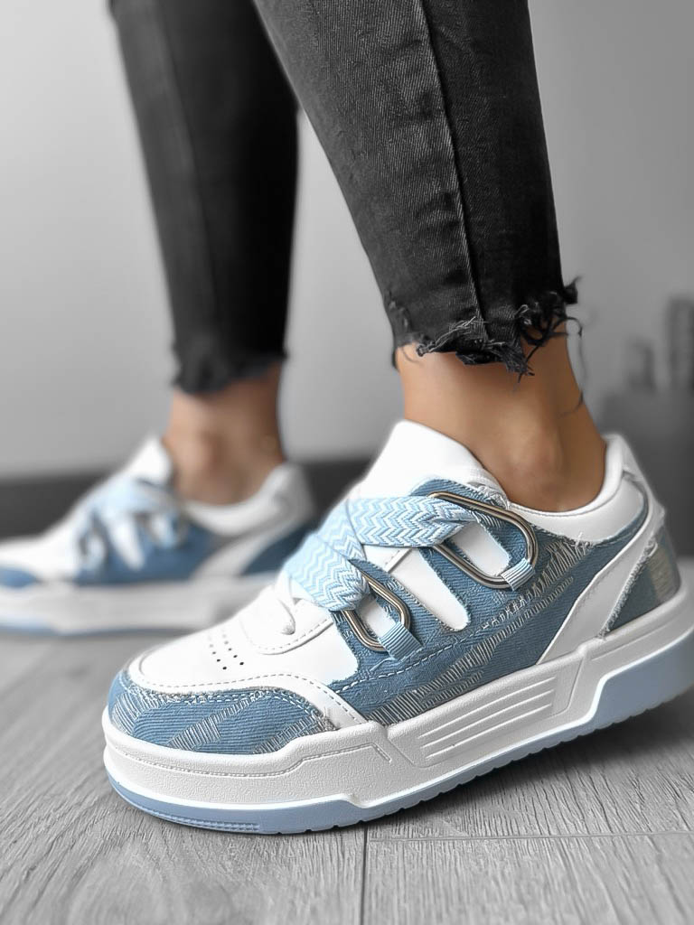 Adidasi dama casual albastri 6455 A4-2