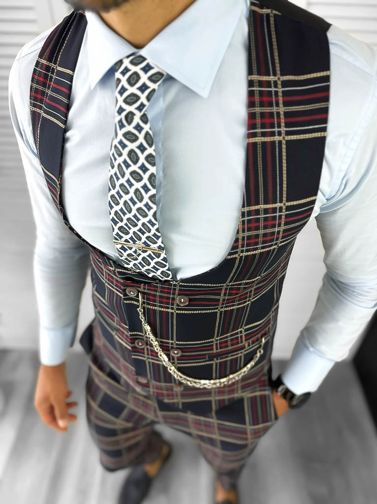 Compleu barbati Vesta + Pantaloni 12814 36-2   U4-1