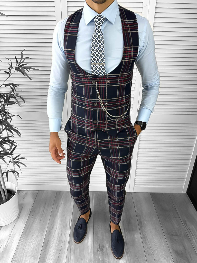 Compleu barbati Vesta + Pantaloni 12814 48-3