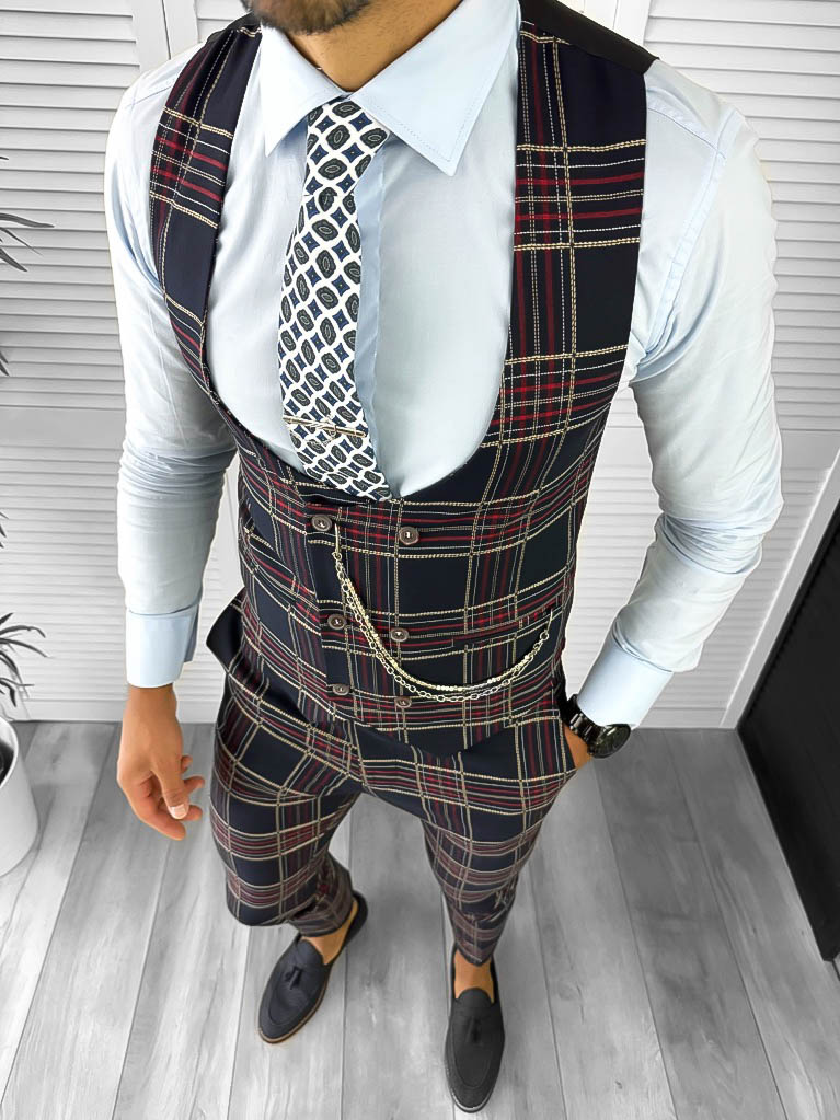 Compleu barbati Vesta + Pantaloni 12814 36-2   U4-1