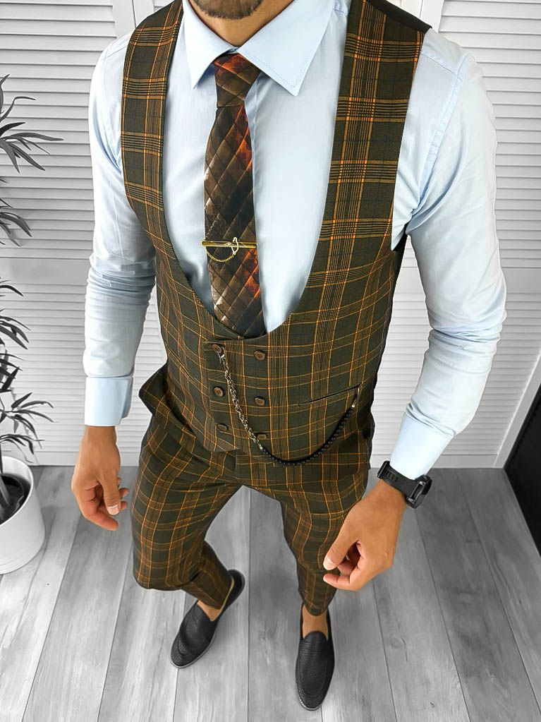 Compleu barbati  Vesta + Pantaloni B4205 86-1