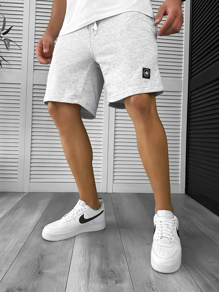 Pantaloni de trening scurti gri 12616 P19-3.2 Pantaloni de trening scurti gri 12616 P19-3.2