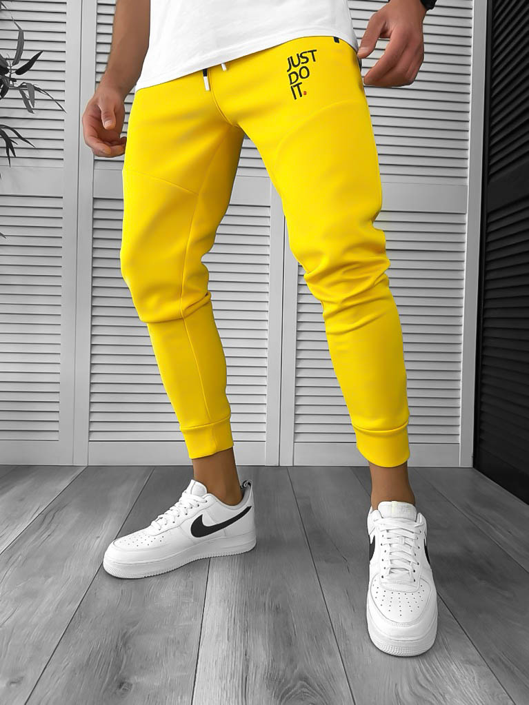 Pantaloni de trening mustar 12616