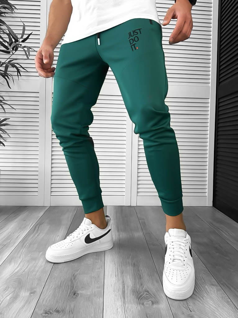 Pantaloni de trening verzi 12616