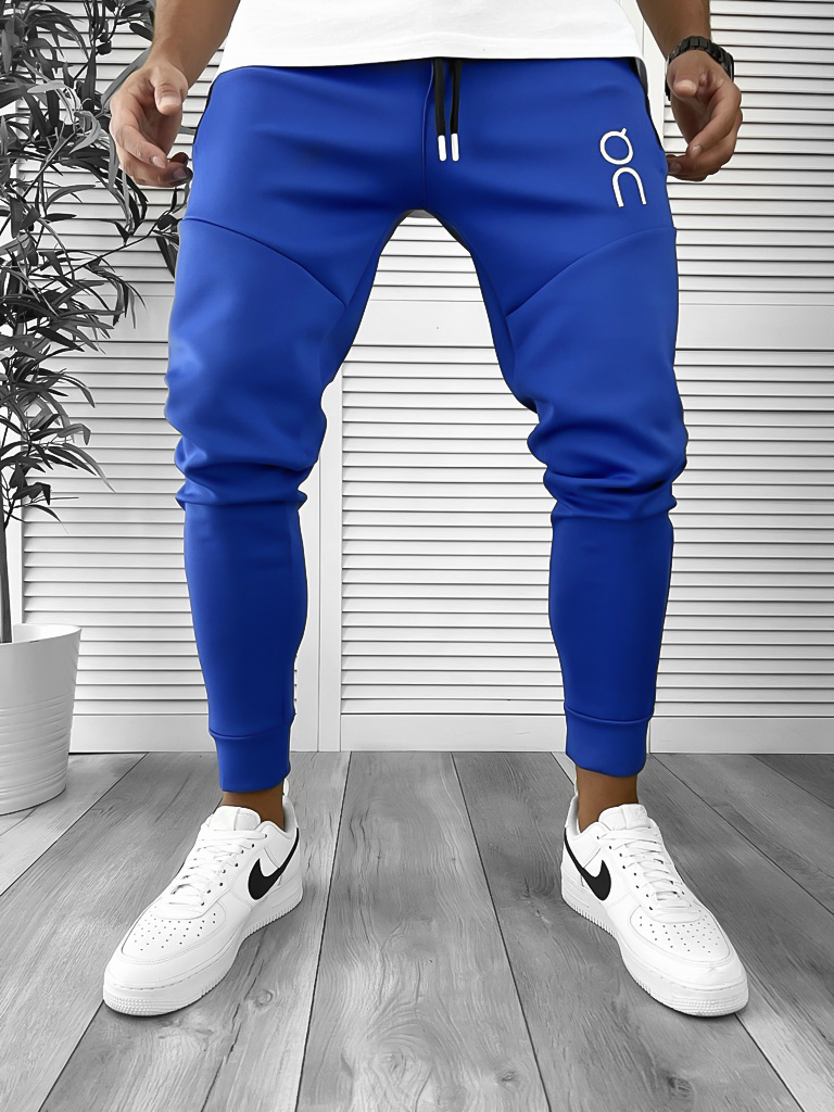 Pantaloni de trening albastri conici 12260 M3-5.1*