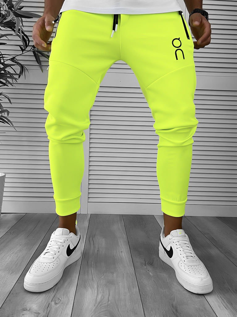 Pantaloni de trening neon conici 12260 D3-3.3