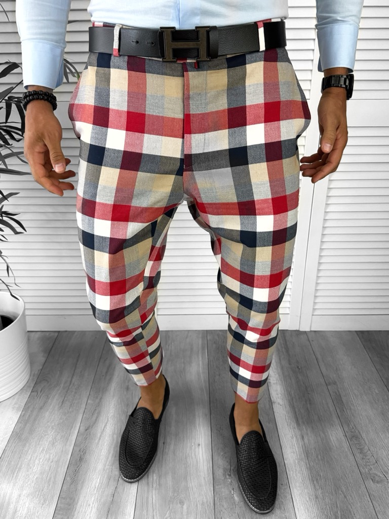 Pantaloni barbati eleganti  CU MIC DEFECT  DEF12879 P19-3.1