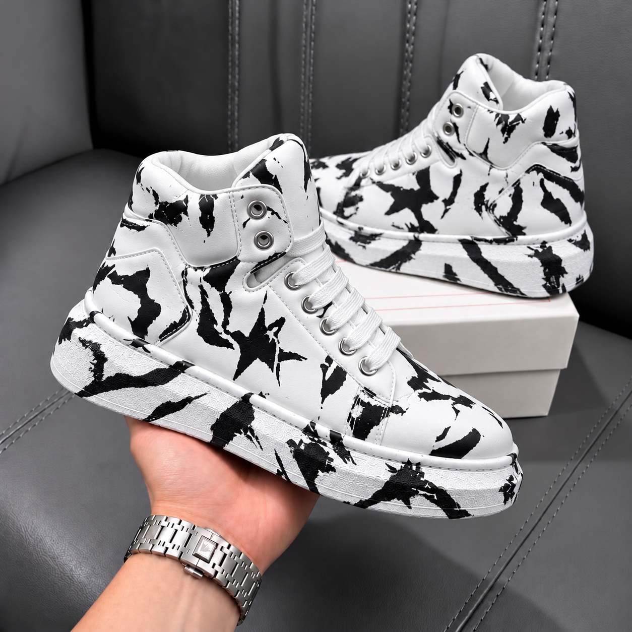 Adidasi dama albi casual   inalti   6617
