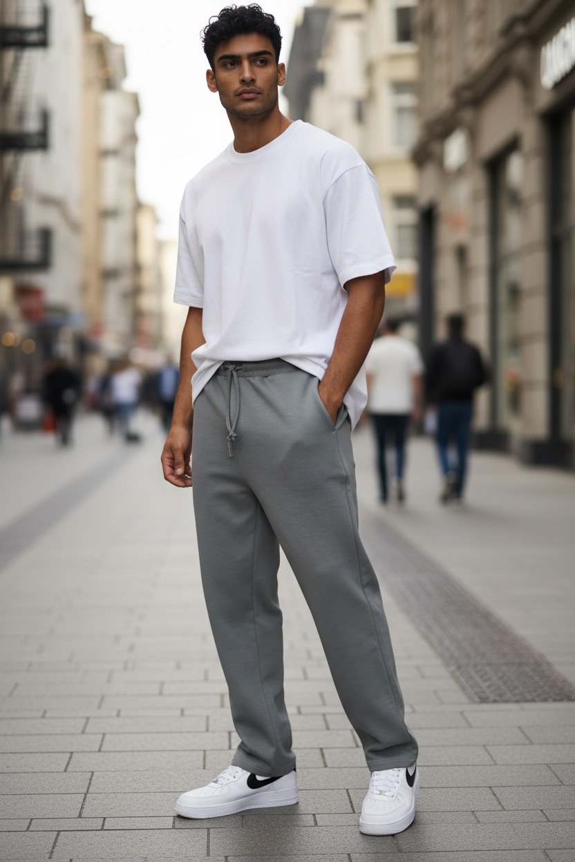 Pantaloni de trening gri 2585