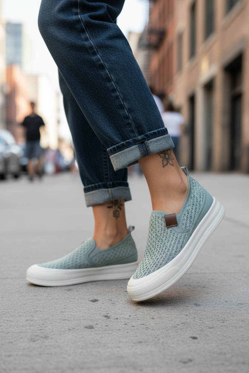 Espadrile dama casual vernil B83  T52-2
