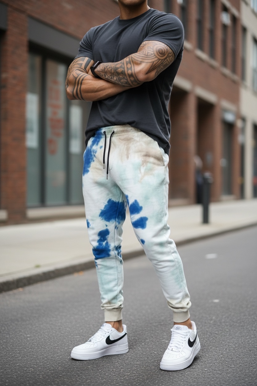 Pantaloni de trening conici K022  o2-2.2