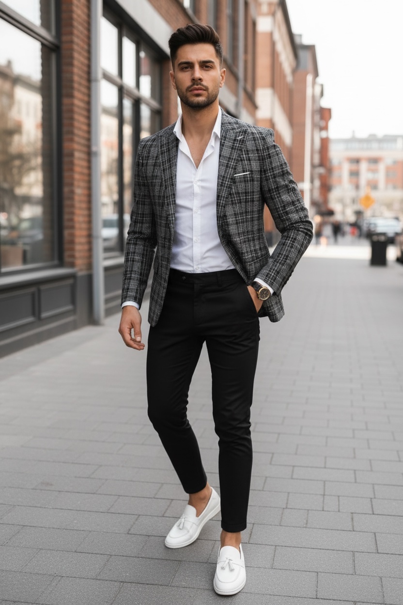 Sacou barbati slim fit gri 1162 26-3.3