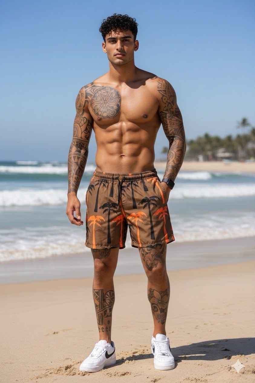 Sort de baie cu imprimeu 12802 I5.5.1