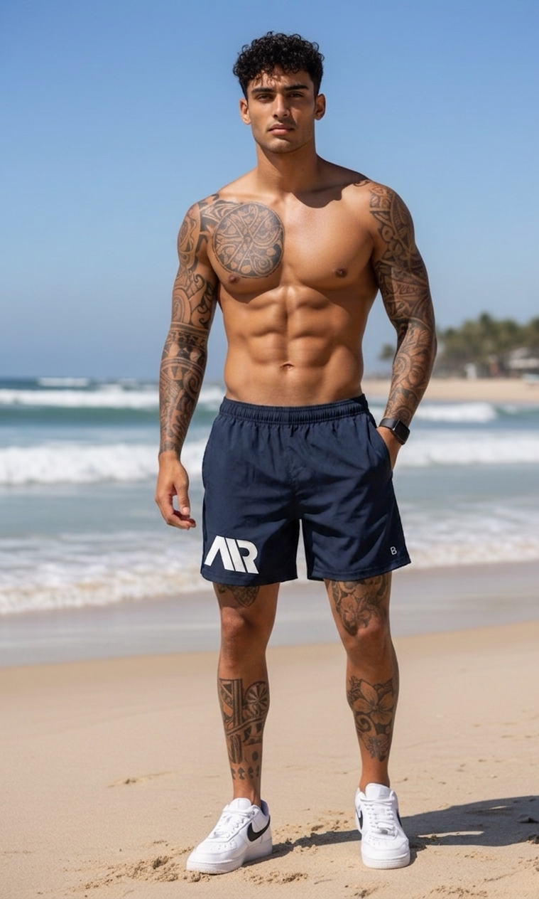 Sort de baie bleumarin AIR 12525 D6-4.4