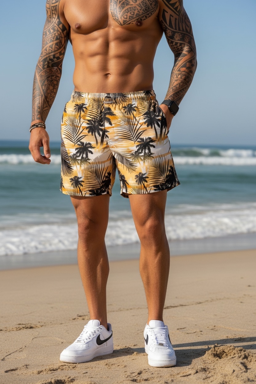 Sort de baie cu imprimeu 12570 I11-1