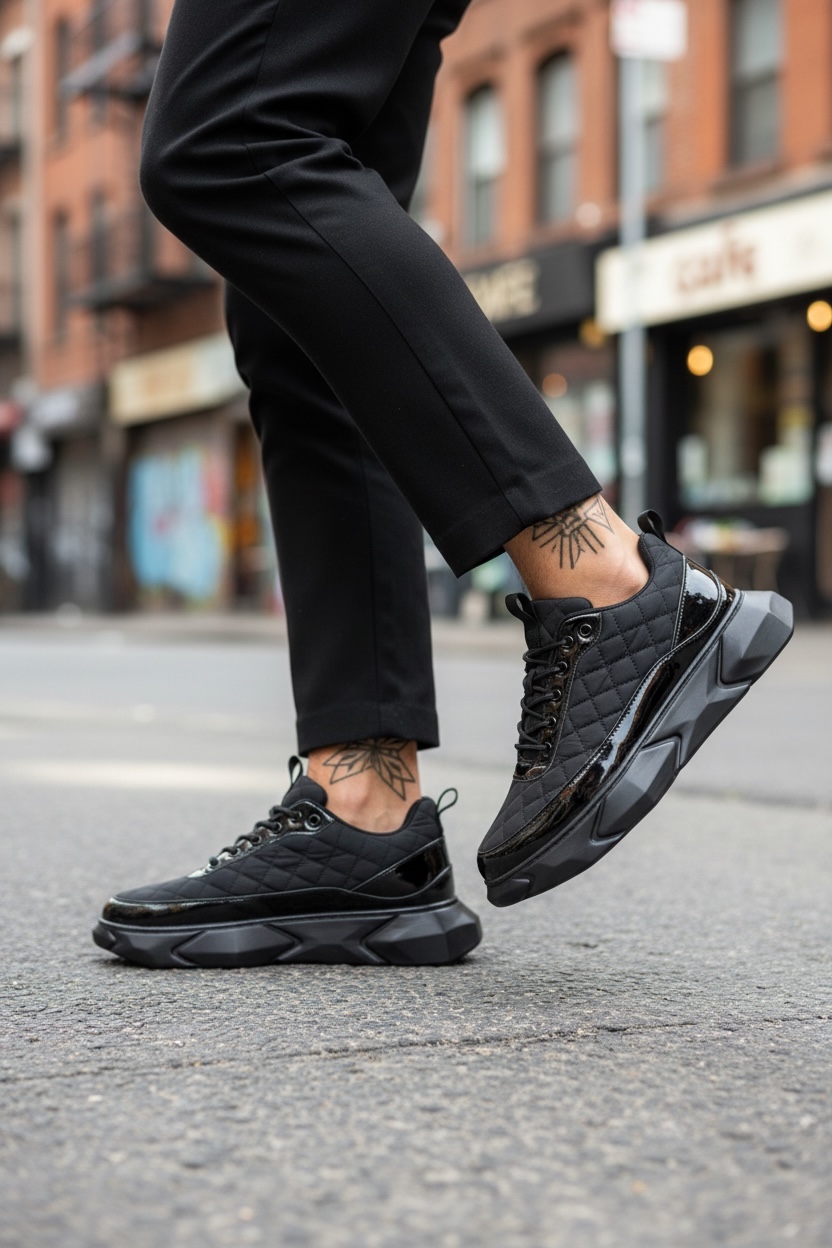 Adidasi barbati casual  negri 23021