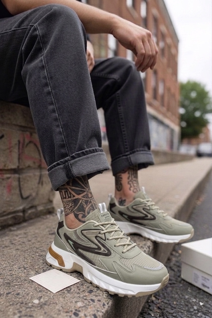 Adidasi barbati casual bej 2568 N16-3