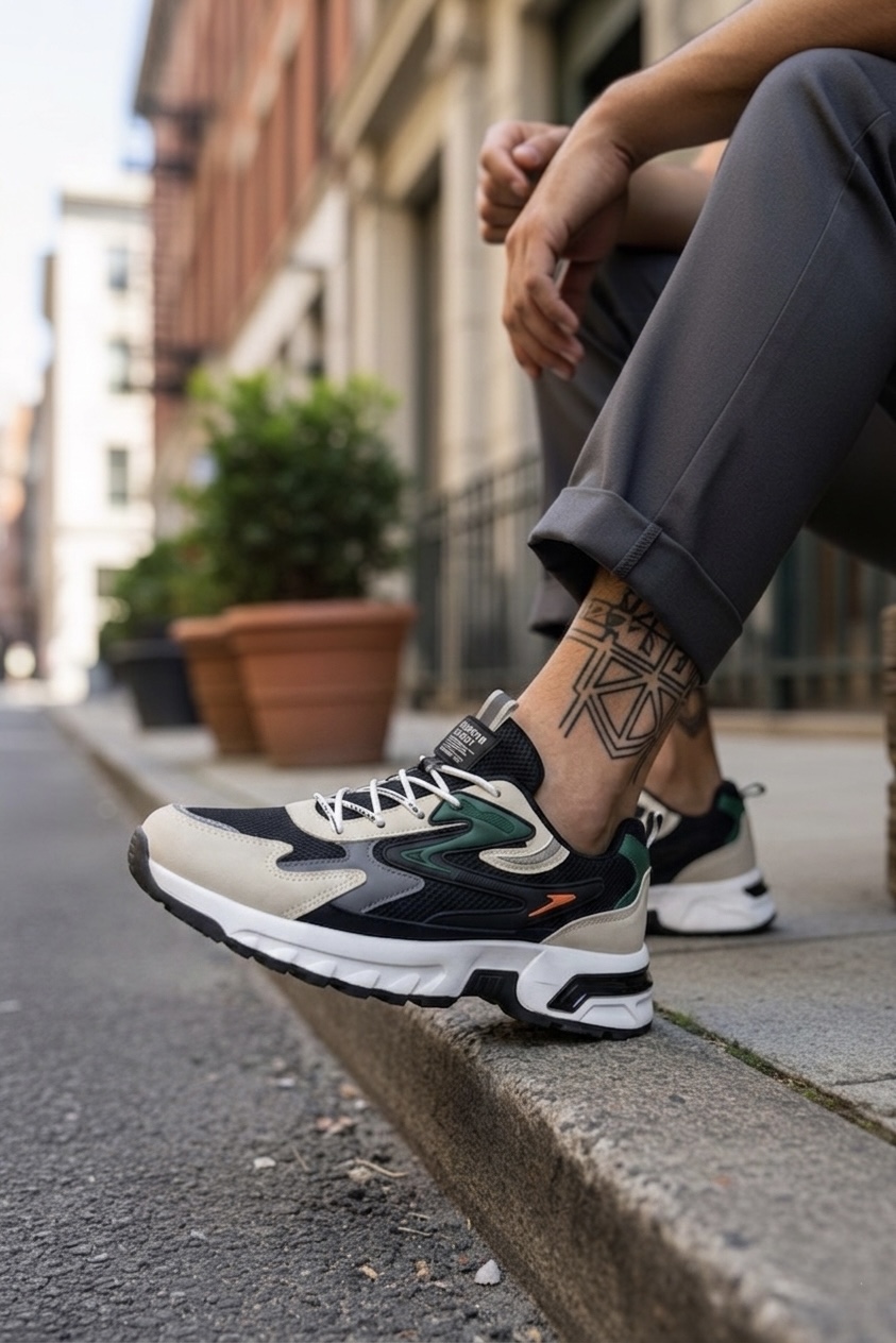 Adidasi barbati casual verzi 2568 n7-4