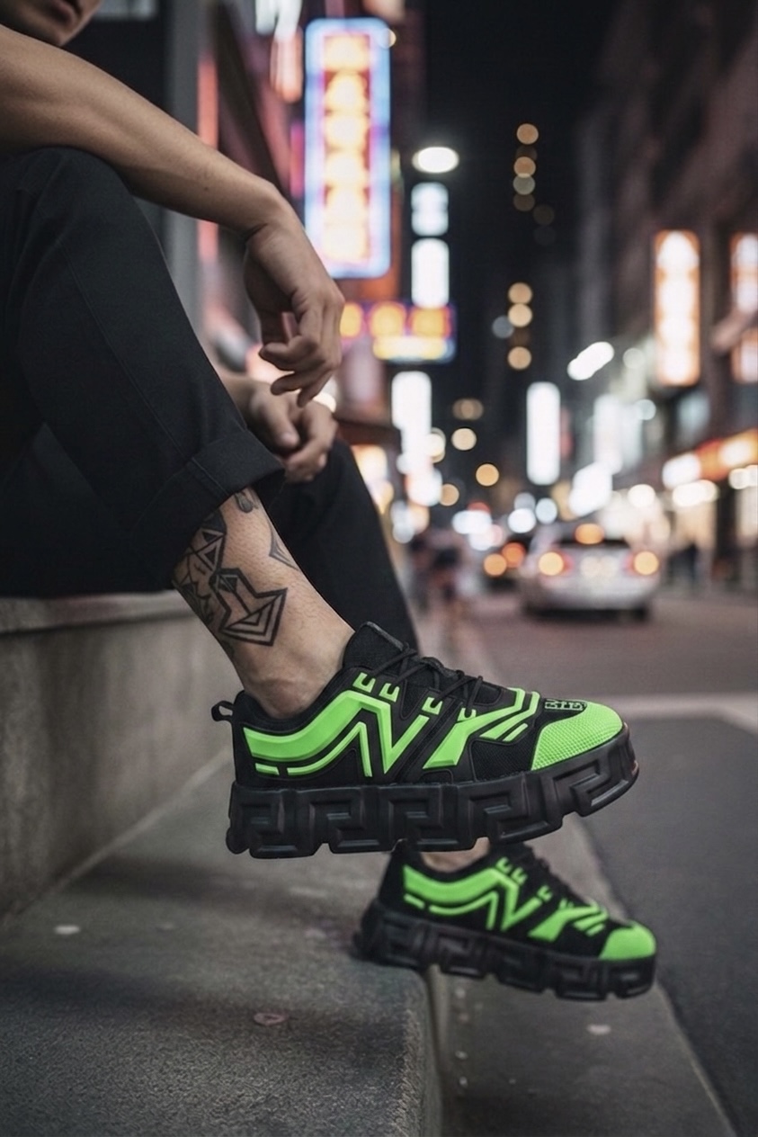 Adidasi barbati VSC Greca negri 081 T14-2