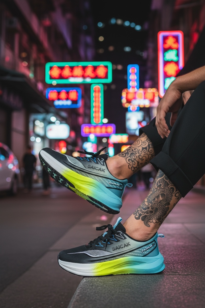 Adidasi barbati sport albastri K77