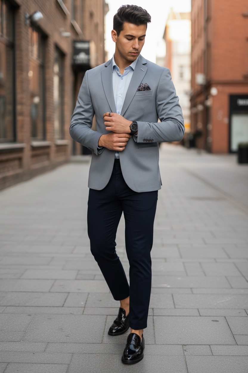 Sacou barbati slim fit ZR 948 Y