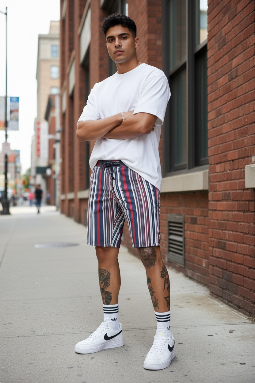 Pantaloni scurti casual in dungi 13181  D6-2.2