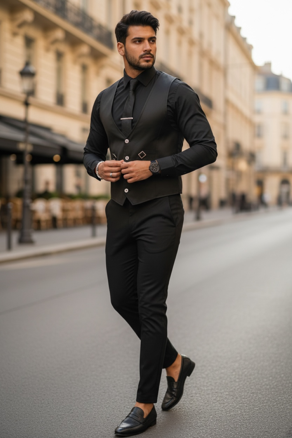 Compleu barbati  Vesta + Pantaloni 13251